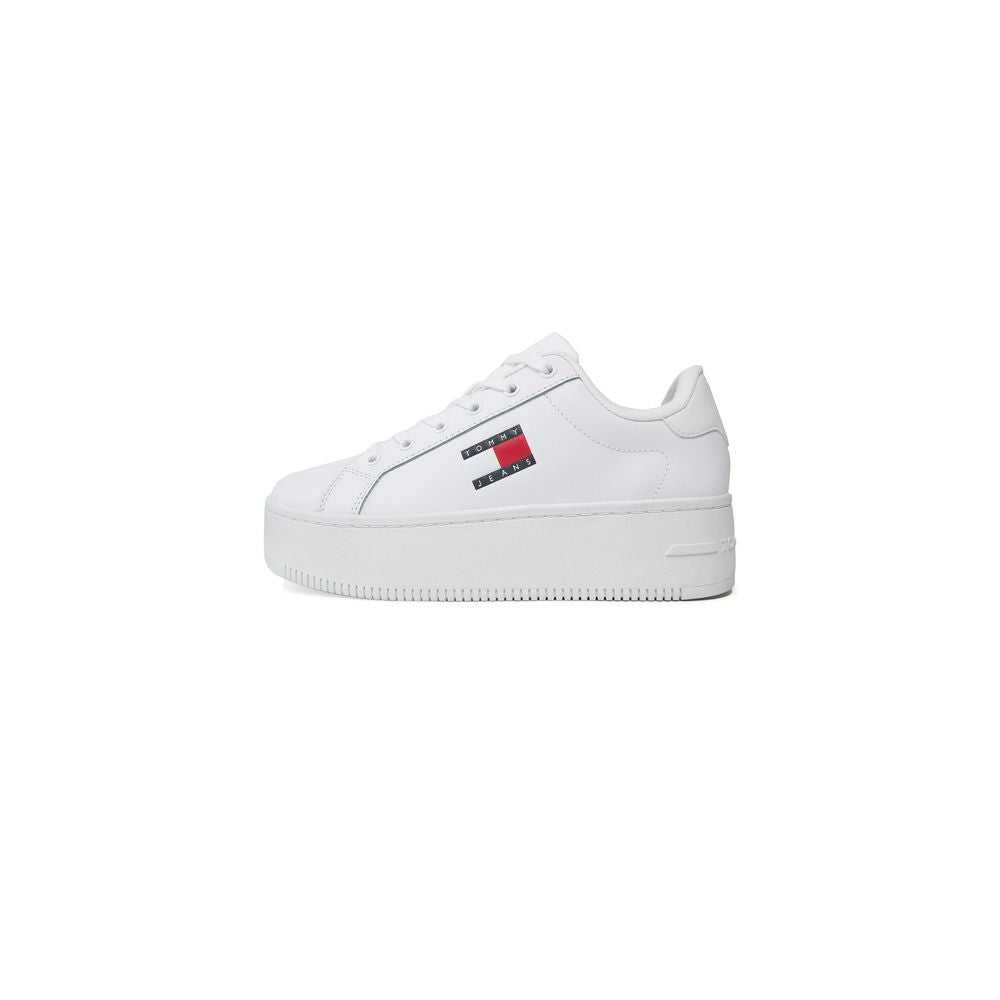 Tommy Hilfiger Jeans Weißes Leder Sneaker