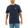 Load image into Gallery viewer, Tommy Hilfiger Jeans T-Shirt aus blauer Bio-Baumwolle
