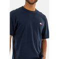 Load image into Gallery viewer, Tommy Hilfiger Jeans T-Shirt aus blauer Bio-Baumwolle
