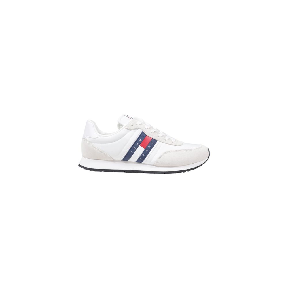 Tommy Hilfiger Jeans Weißer Sneaker aus recyceltem Polyester