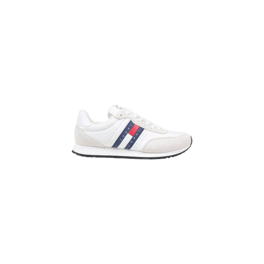 Tommy Hilfiger Jeans Weißer Sneaker aus recyceltem Polyester