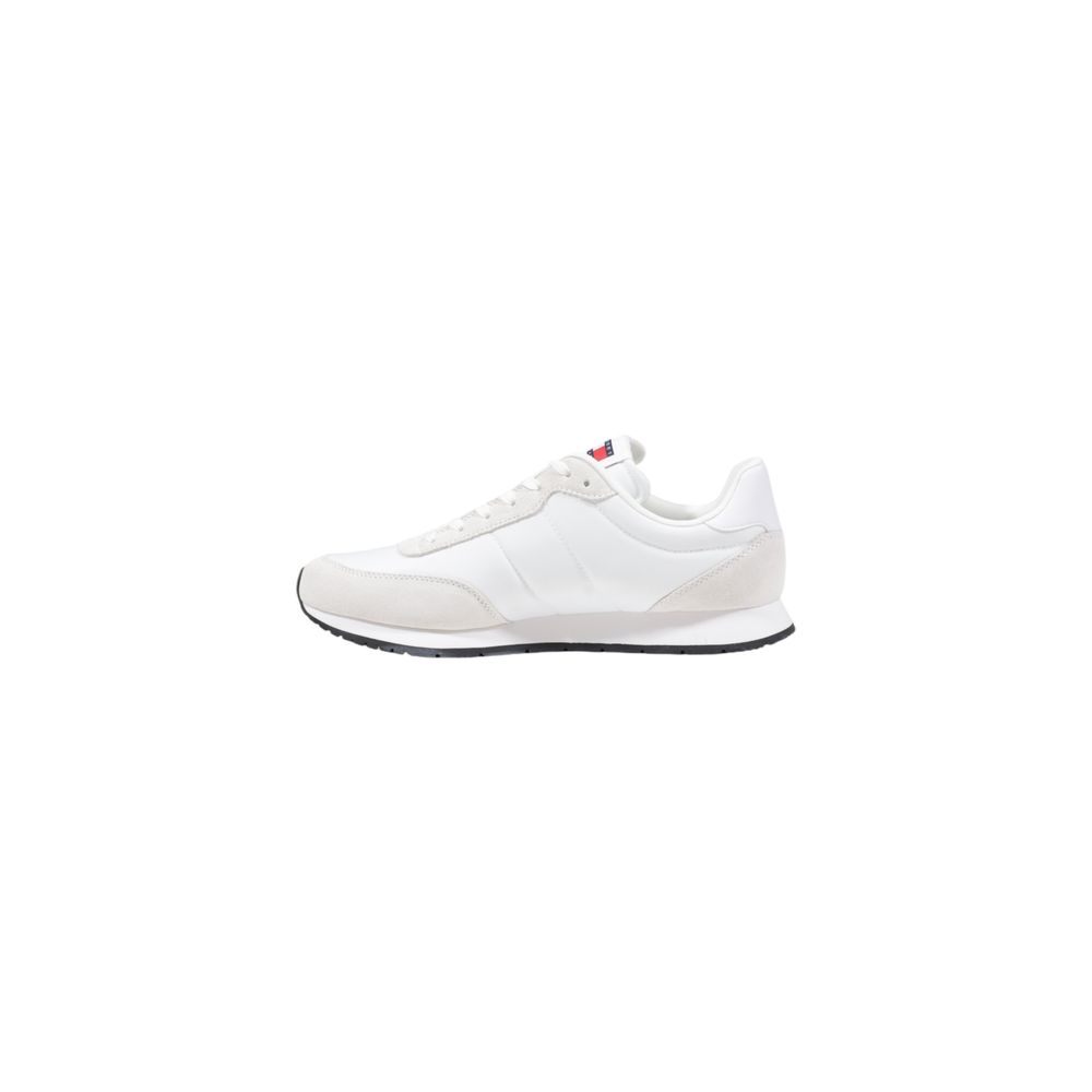 Tommy Hilfiger Jeans Weißer Sneaker aus recyceltem Polyester