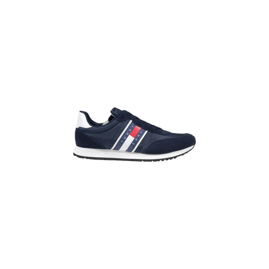 Tommy Hilfiger Jeans Blaue Sneaker aus recyceltem Polyester