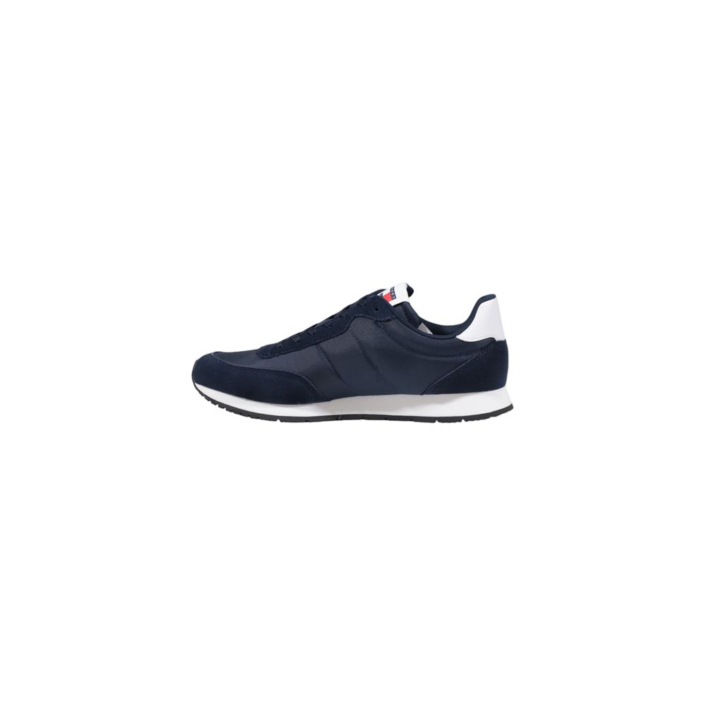 Tommy Hilfiger Jeans Blaue Sneaker aus recyceltem Polyester