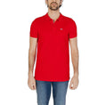 Load image into Gallery viewer, Tommy Hilfiger Jeans Rotes Baumwoll-Poloshirt
