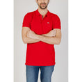 Load image into Gallery viewer, Tommy Hilfiger Jeans Rotes Baumwoll-Poloshirt
