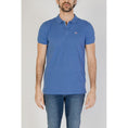 Load image into Gallery viewer, Tommy Hilfiger Jeans Blaues Baumwoll-Poloshirt
