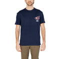 Load image into Gallery viewer, Tommy Hilfiger Jeans T-Shirt aus blauer Baumwolle
