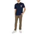 Load image into Gallery viewer, Tommy Hilfiger Jeans T-Shirt aus blauer Baumwolle
