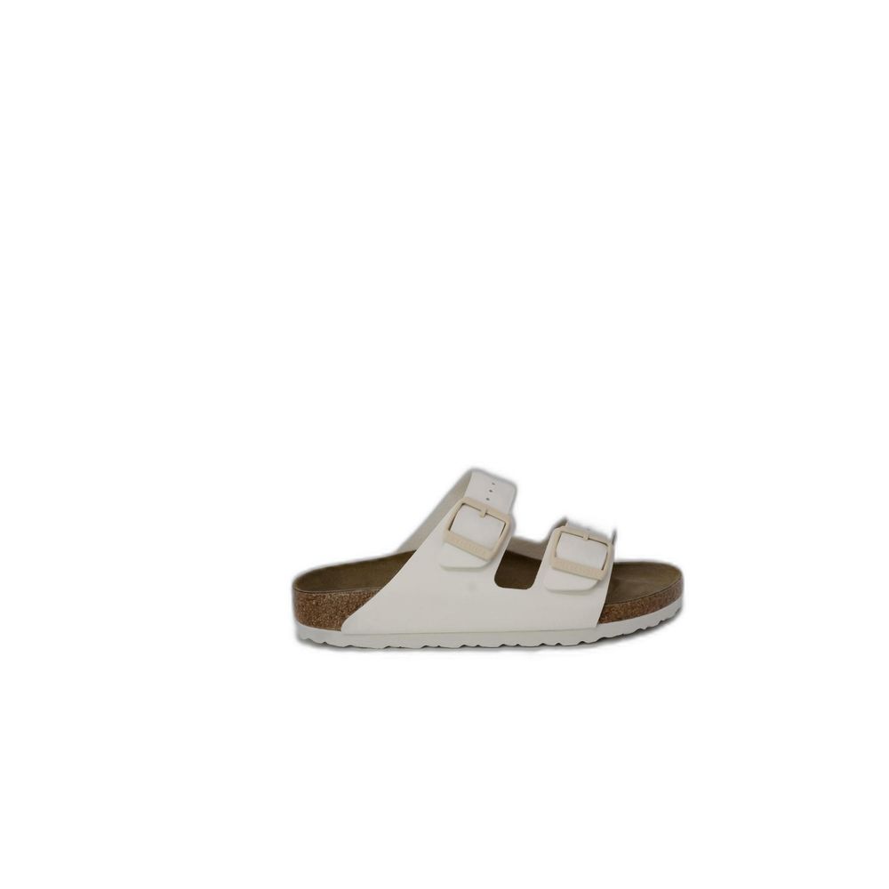 Birkenstock Cremefarbene Birko-Sandale