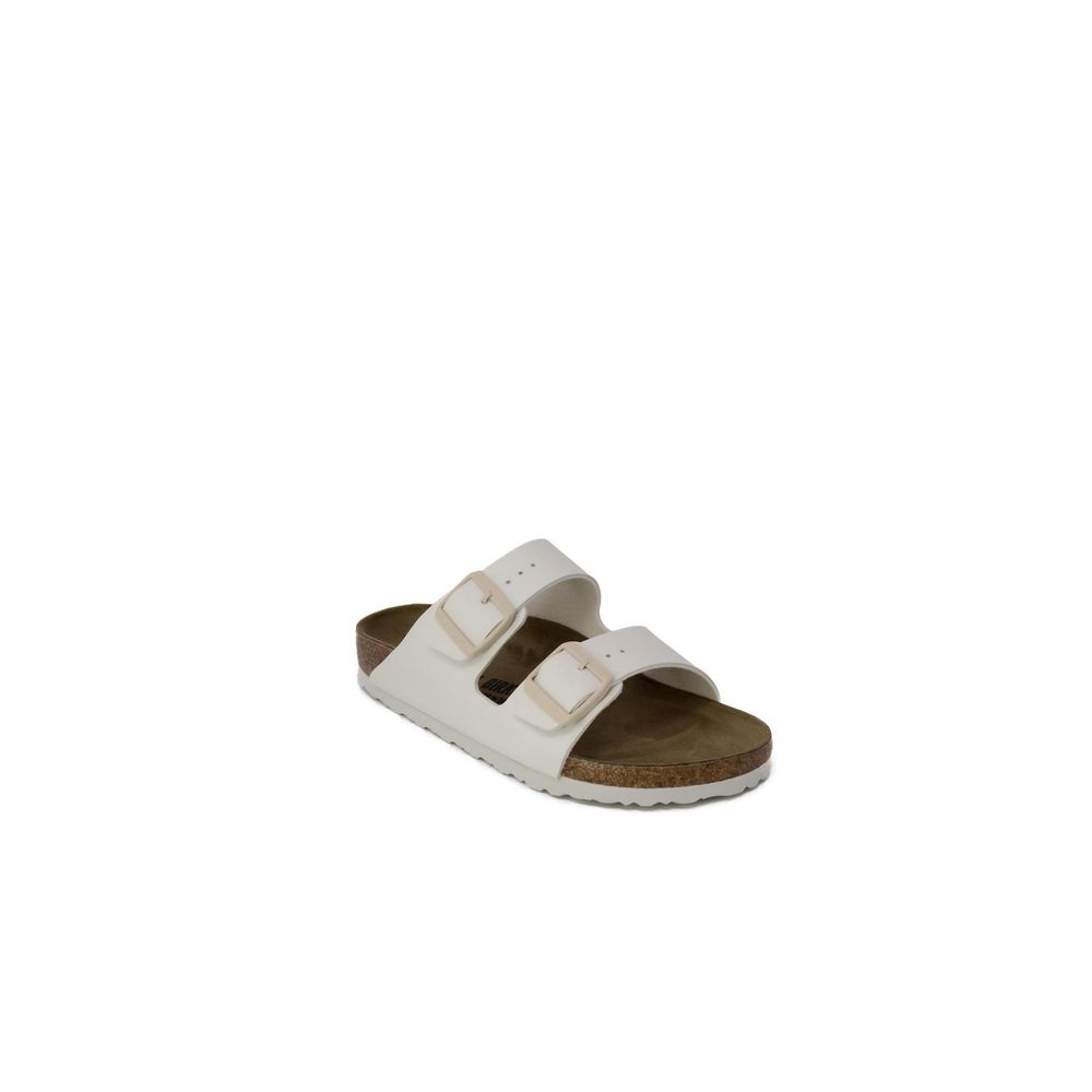 Birkenstock Cremefarbene Birko-Sandale