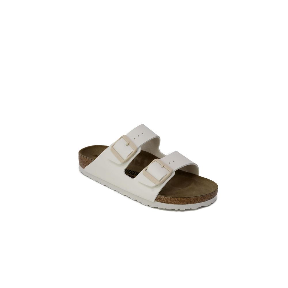 Birkenstock Cremefarbene Birko-Sandale