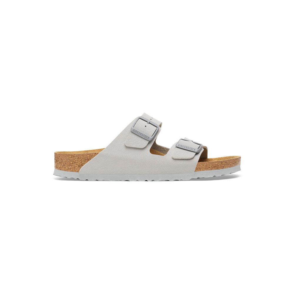 Birkenstock Graue Viskose-Sandale