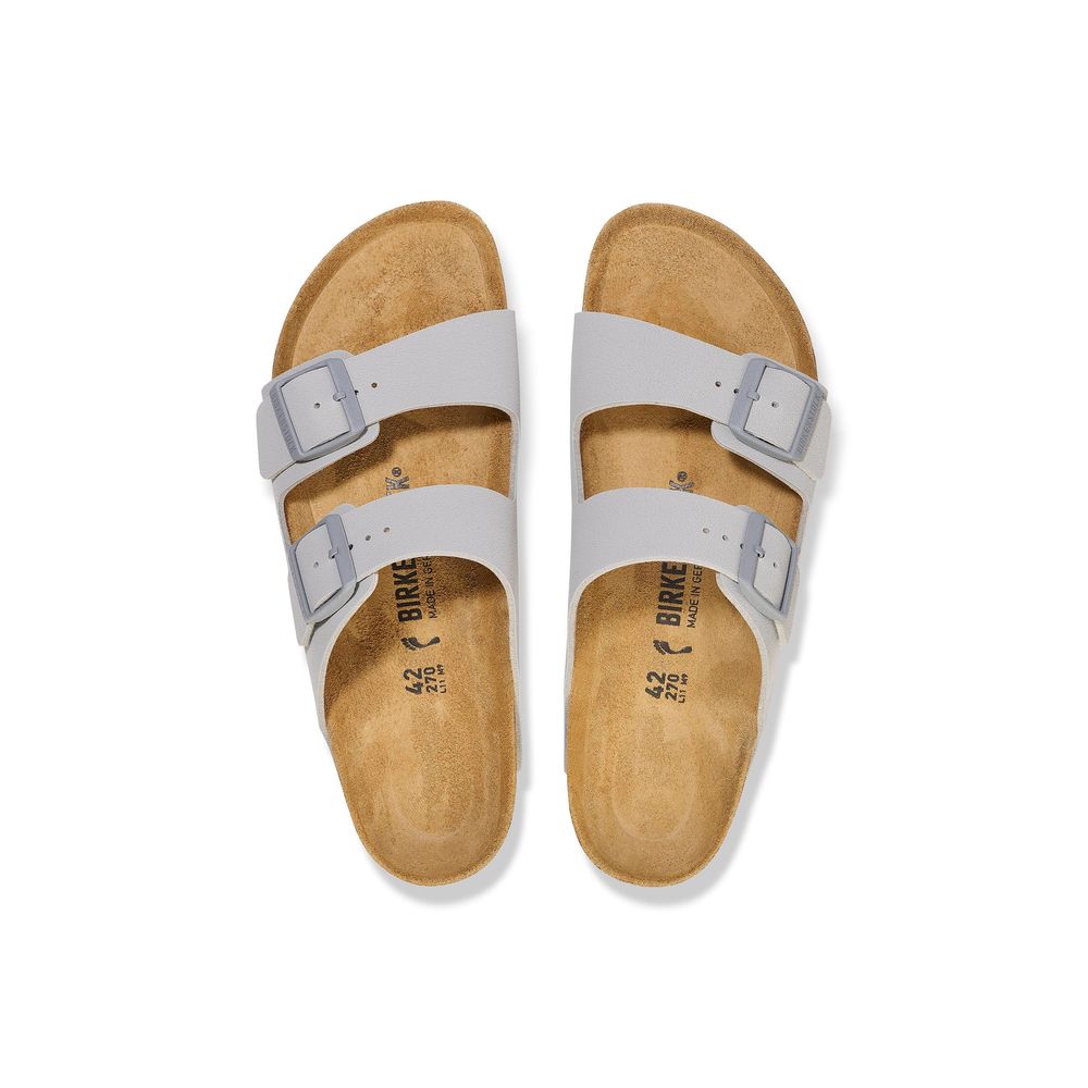 Birkenstock Graue Viskose-Sandale