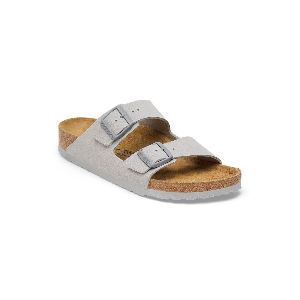 Birkenstock Graue Viskose-Sandale