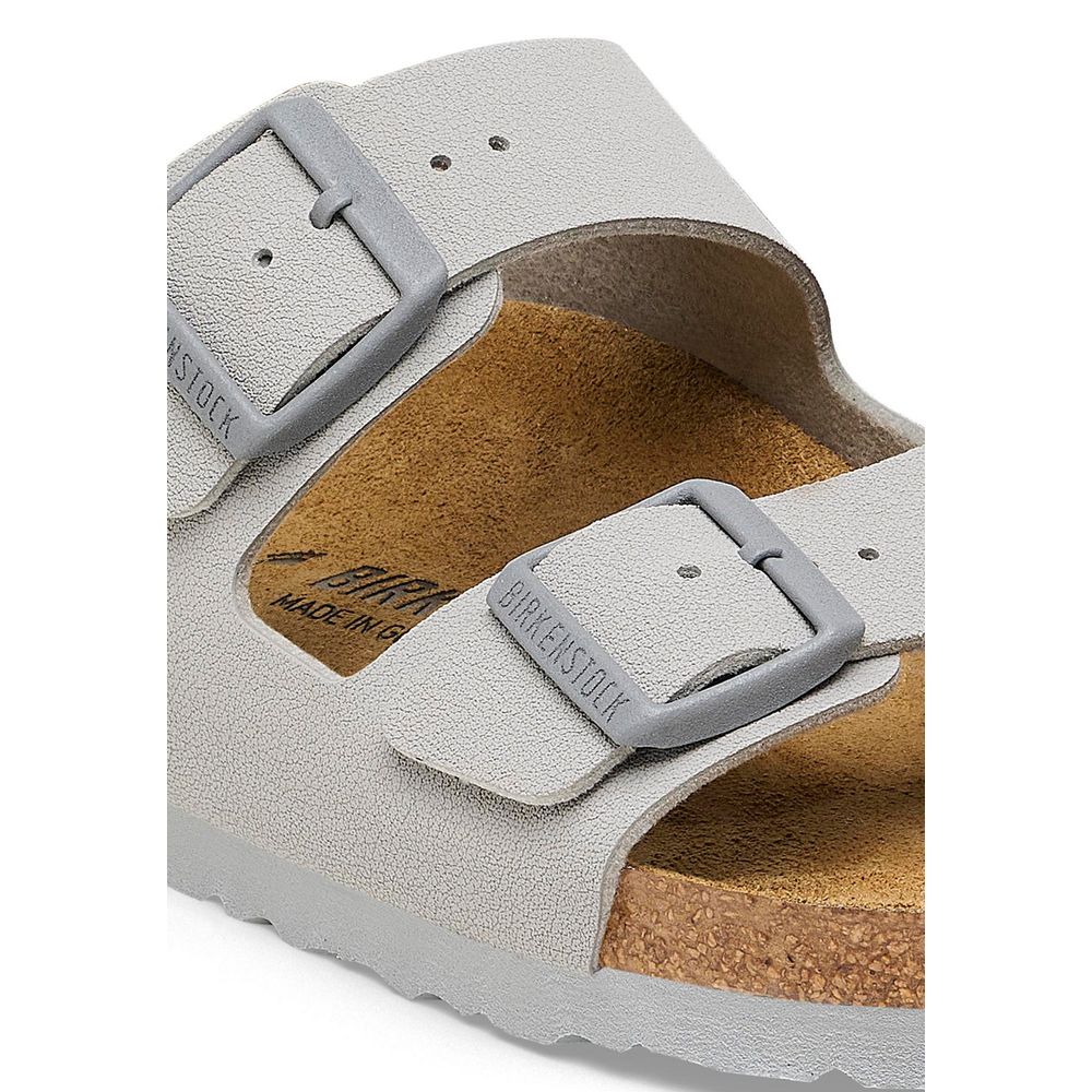 Birkenstock Graue Viskose-Sandale