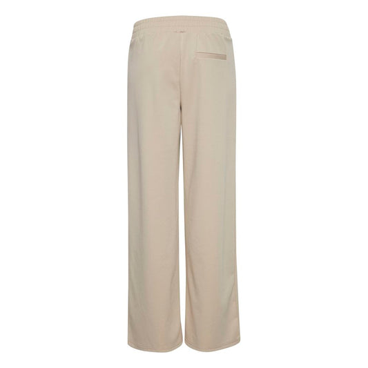 ICHI Beige Jeans und Hose aus recyceltem Polyethylen