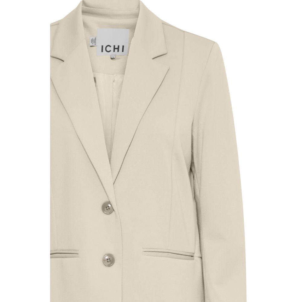 ICHI Beige Anzüge & Blazer aus recyceltem Polyester