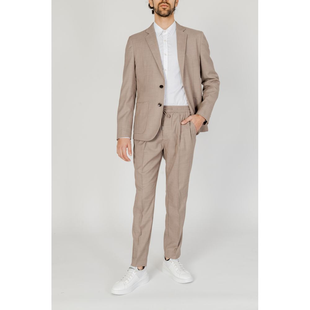 Antony Morato Beige Polyester Anzug