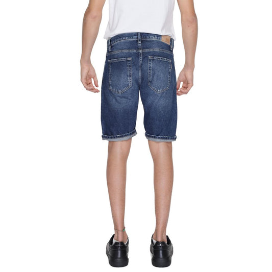 Antony Morato Blaue Baumwollshorts