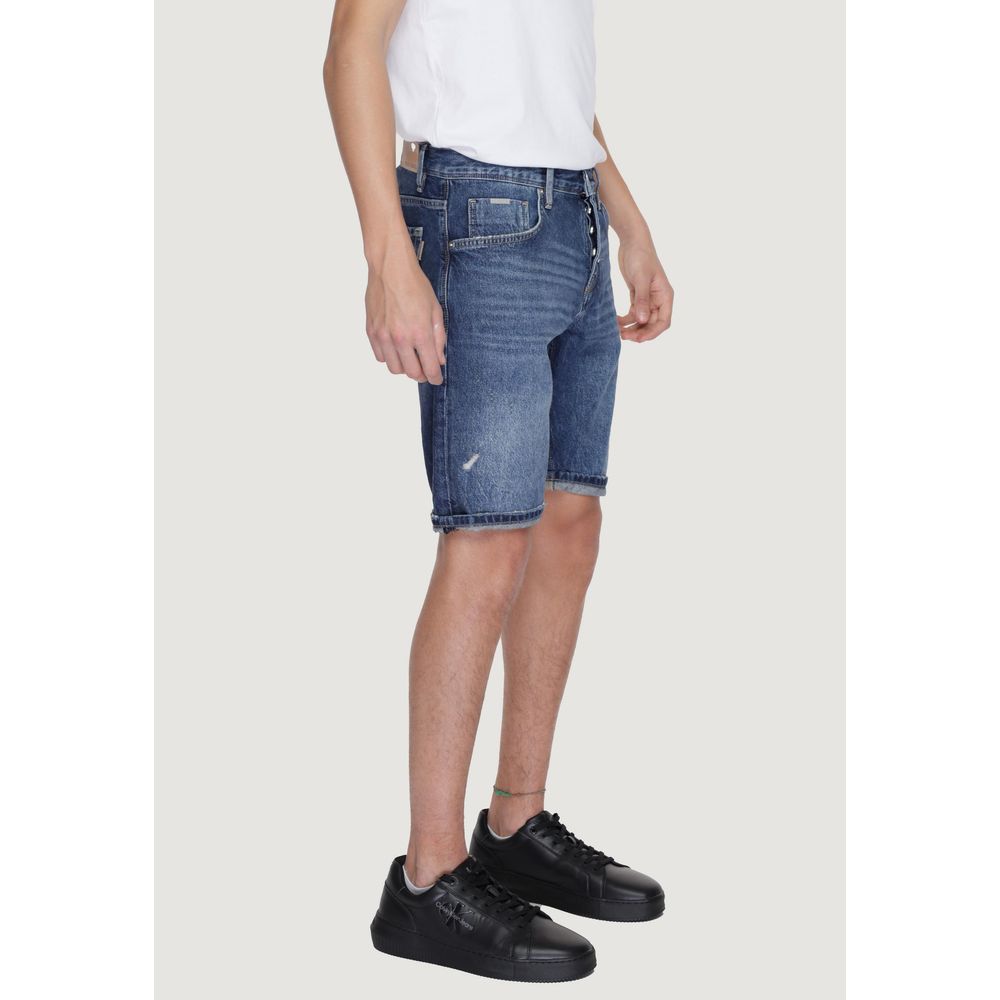 Antony Morato Blaue Baumwollshorts