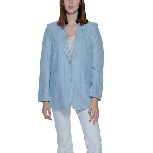 Vero Moda Hellblaue Leinenanzüge & Blazer