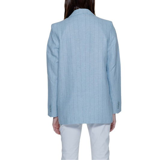 Vero Moda Hellblaue Leinenanzüge & Blazer