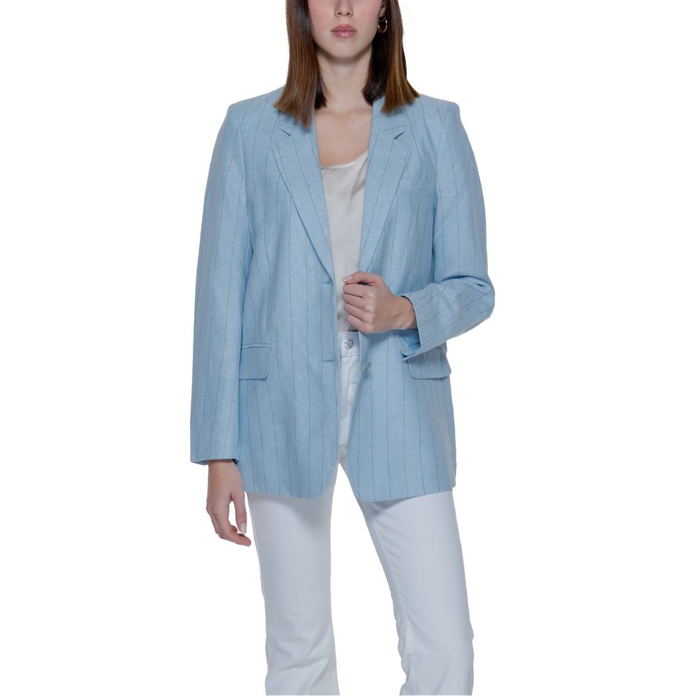 Vero Moda Hellblaue Leinenanzüge & Blazer