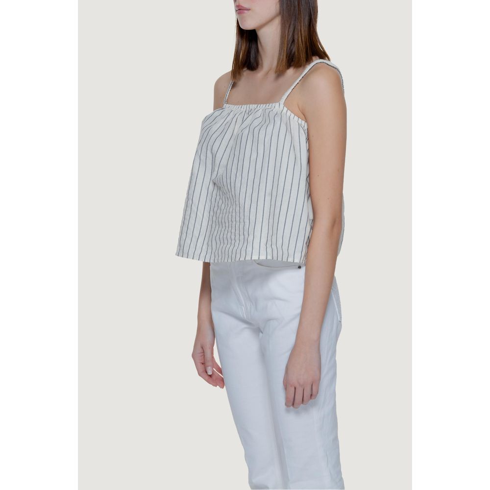 Vero Moda Beige Bio-Baumwolle Tops & T-Shirt