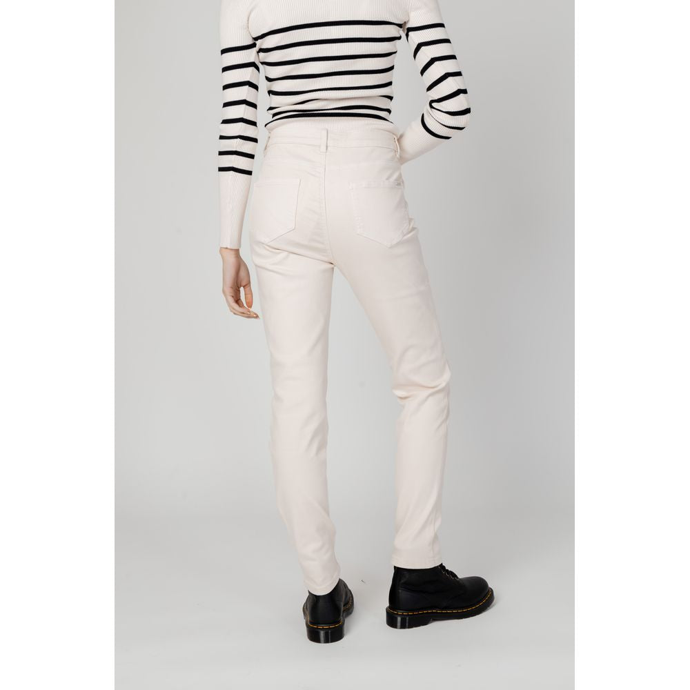 Morgan De Toi Beige Baumwolljeans & Hose