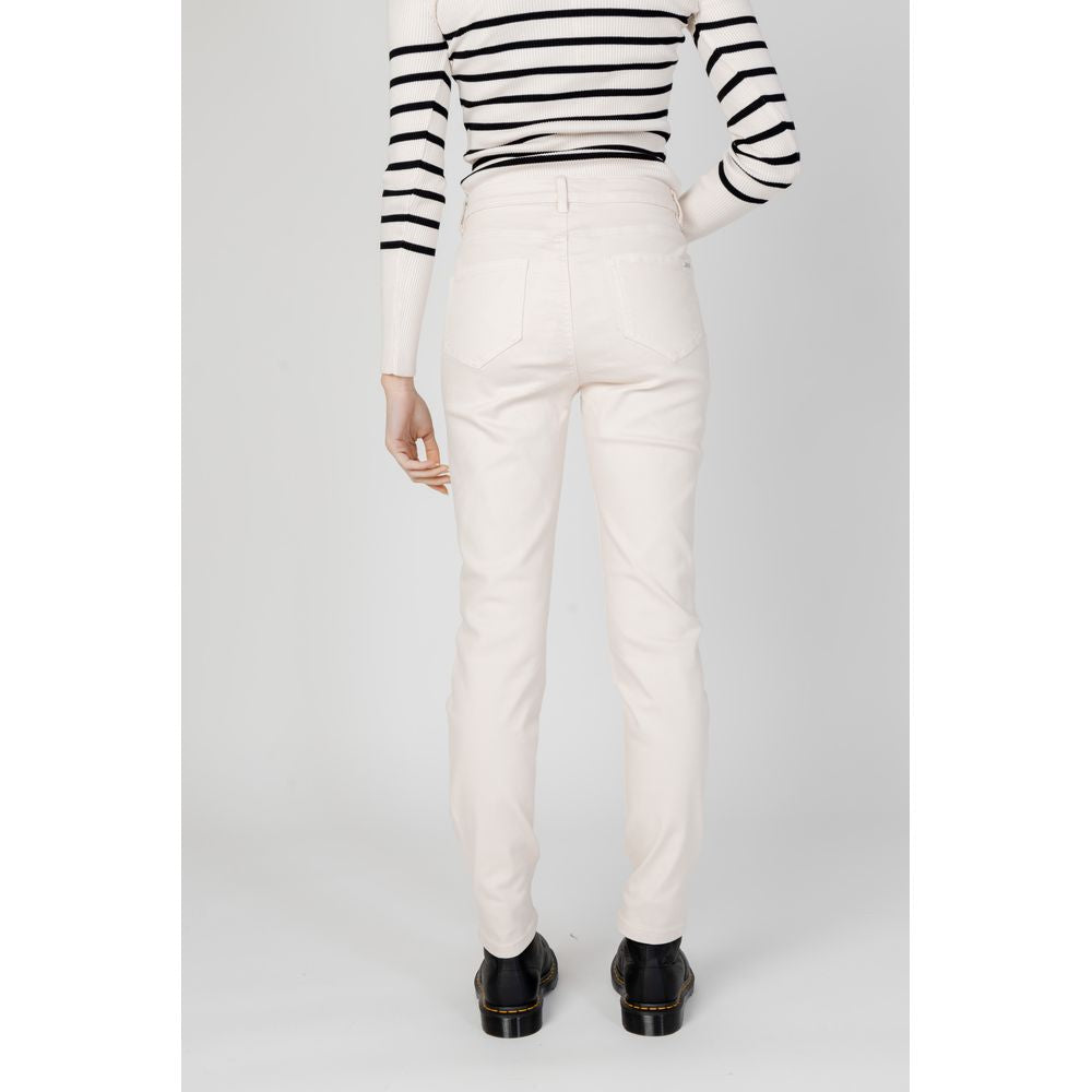 Morgan De Toi Beige Baumwolljeans & Hose