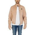 Load image into Gallery viewer, Blauer Beige Lederjacke
