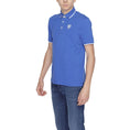 Load image into Gallery viewer, Blauer Blaues Baumwoll-Poloshirt
