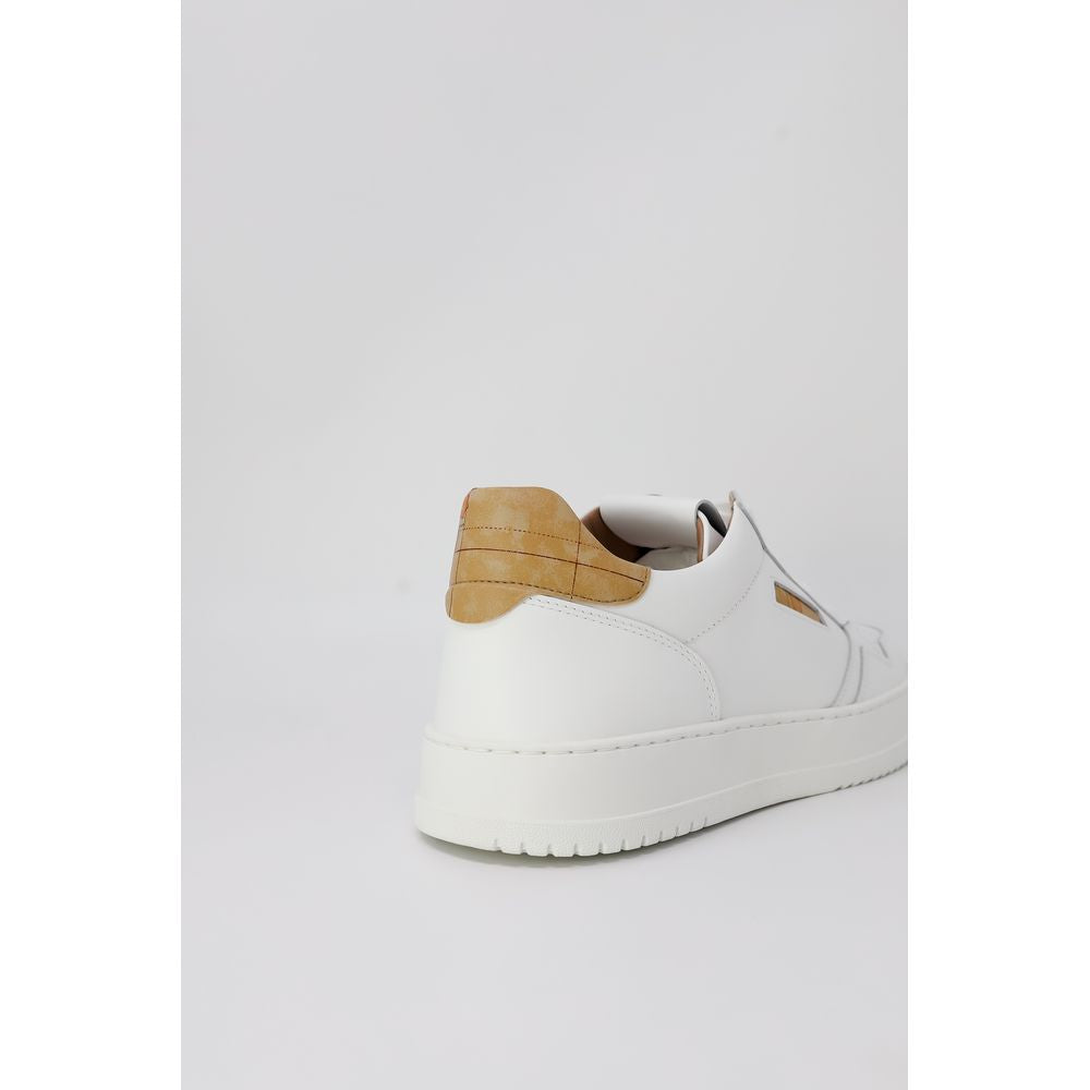 Alviero Martini Prima Classe Weißes Leder Sneaker