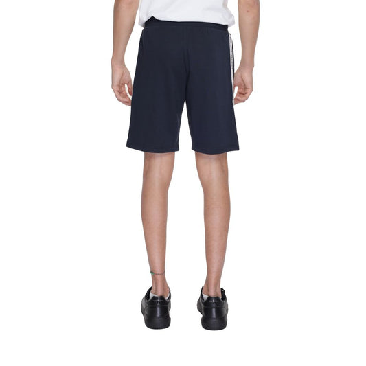 Emporio Armani Underwear Blaue Baumwollshorts