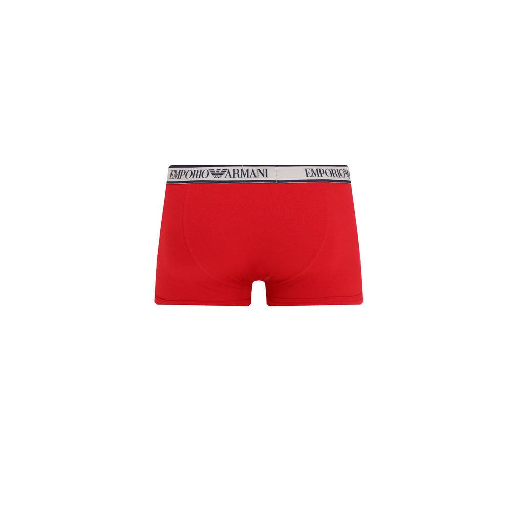 Emporio Armani Underwear Rote Baumwollunterwäsche