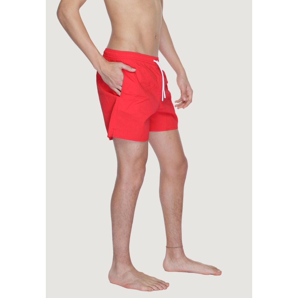 Emporio Armani Underwear Rote Polyamid-Badebekleidung