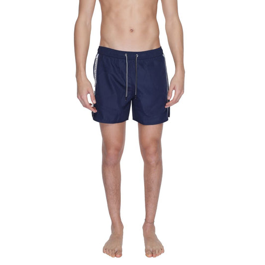 Emporio Armani Underwear Blaue Polyester-Badebekleidung