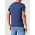 Load image into Gallery viewer, Emporio Armani Underwear T-Shirt aus blauer Baumwolle
