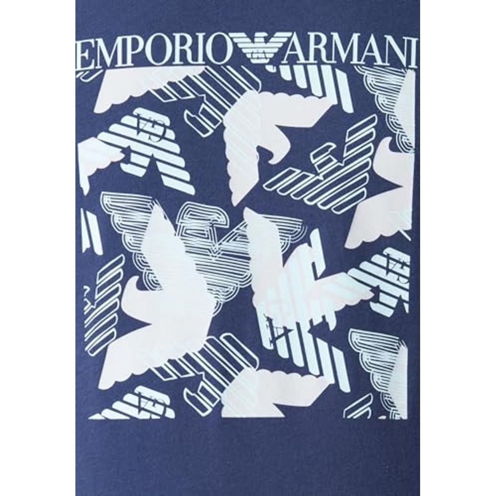 Emporio Armani Underwear T-Shirt aus blauer Baumwolle