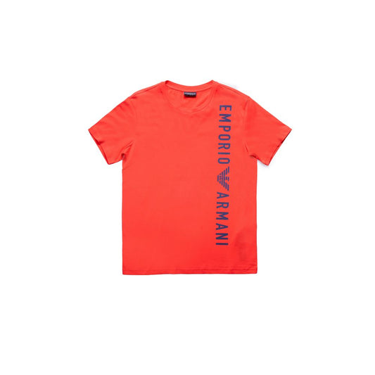 Emporio Armani Underwear T-Shirt aus roter Baumwolle