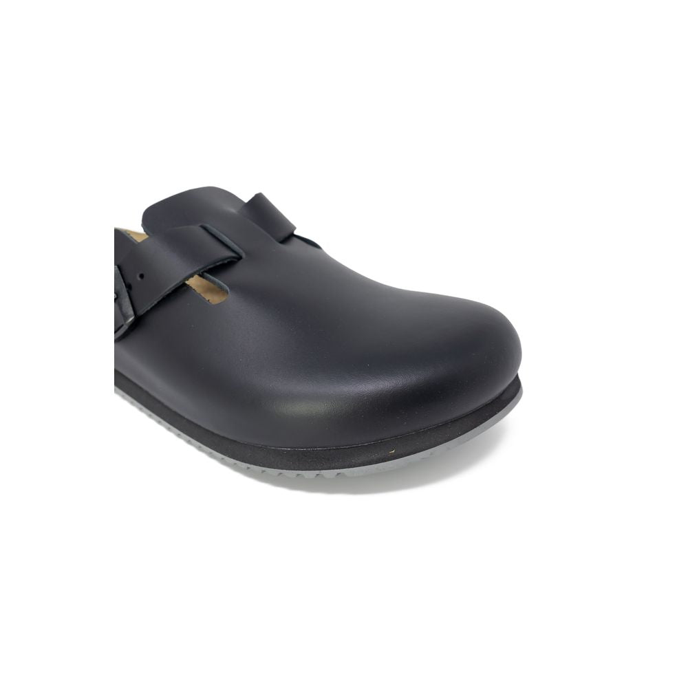 Birkenstock Schwarze Leder-Sandale