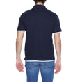 Load image into Gallery viewer, Hamaki-Ho Blaues Baumwoll-Poloshirt
