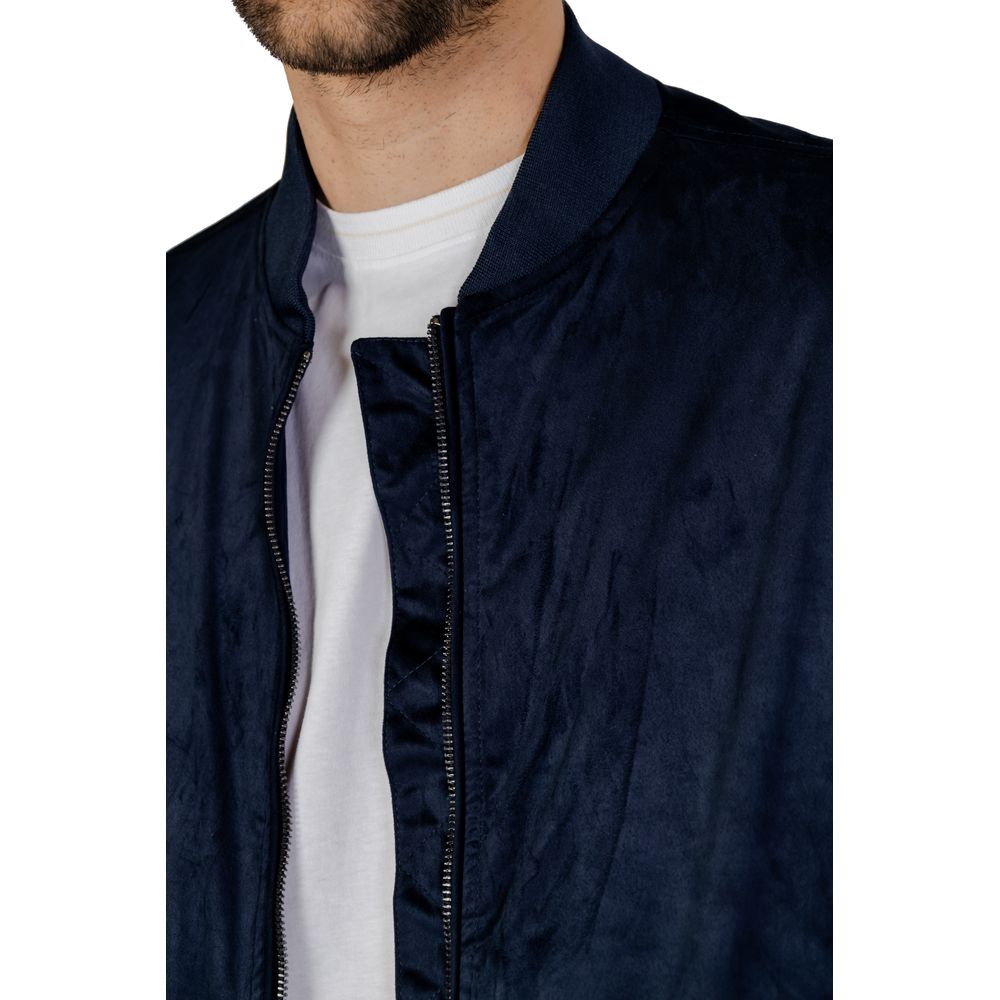 Hamaki-Ho Blaue Polyester-Jacke