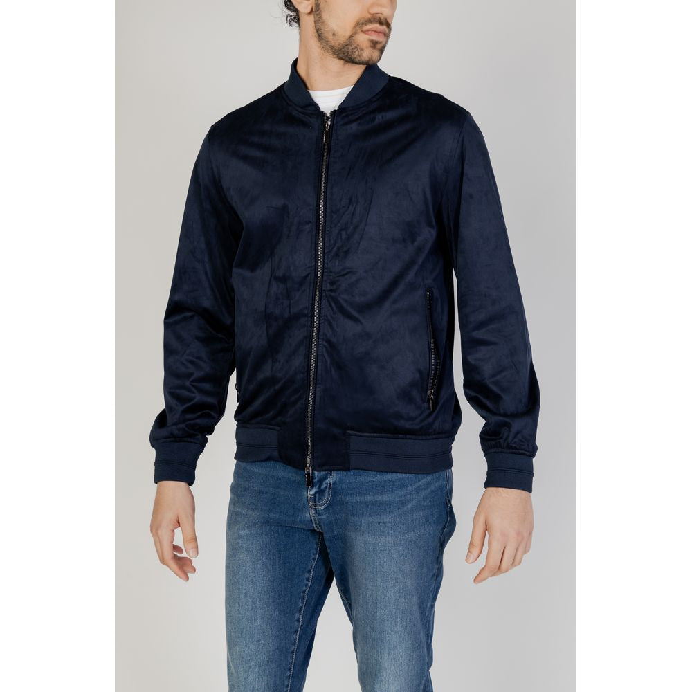 Hamaki-Ho Blaue Polyester-Jacke