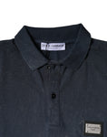 Bild in Galerie-Betrachter laden, Dolce & Gabbana Dark Blue Logo Button Collared Polo T-shirt
