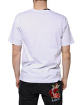 Bild in Galerie-Betrachter laden, Dolce & Gabbana White Logo Cotton Vneck Short Sleeve T-shirt
