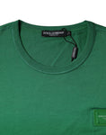 Bild in Galerie-Betrachter laden, Dolce & Gabbana Green Cotton Round Neck Short Sleeve T-shirt
