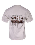 Bild in Galerie-Betrachter laden, Dolce & Gabbana Beige Logo Cotton Blend Crew Neck T-shirt
