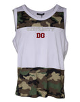 Bild in Galerie-Betrachter laden, Dolce & Gabbana White Camouflage Tank Sleeveless T-shirt
